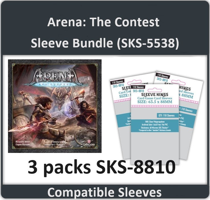 "Arena: the Contest" Compatible Sleeve Bundle (8810 X 3)