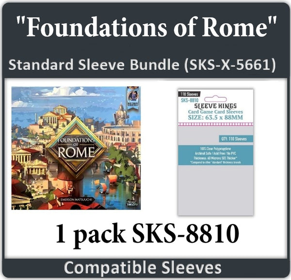 Foundations of Rome Compatible Card Sleeves - Sleeve Kings  sleevekings