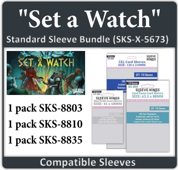 Set a Watch: Swords fo the Coin Card Sleeves - Sleeve Kings