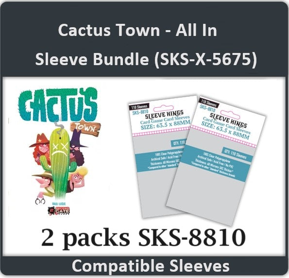 "Cactus Town" All-in Compatible Card Sleeve Bundle (8810 X 2)