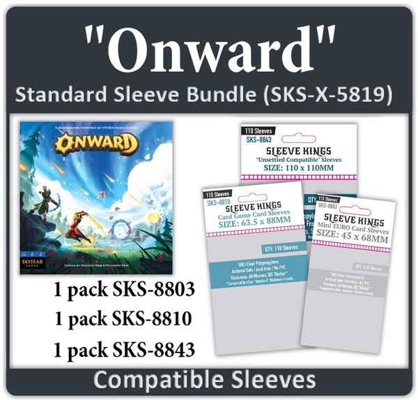 one night werewords card sleeves Onward" Compatible Sleeve Bundle (8803 x1, 8810 x 1, 8843 x1) – sleevekings