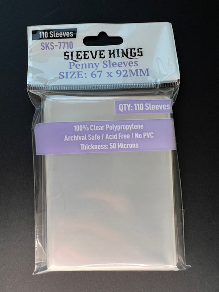 Sleeve Kings Card Game Card Sleeves 63.5 x 88 mm (4x110 Pack, 440 Sleeves)