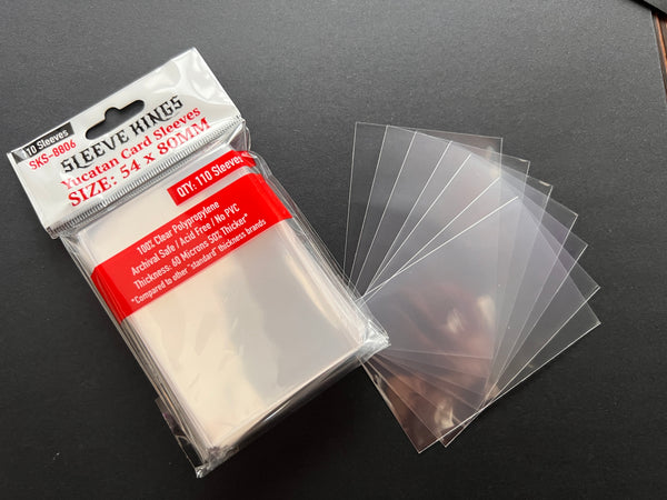 190mm x 126mm card sleeves Sleeve Kings Card Sleeves: Yucatan (54x80mm, 110 Count)
