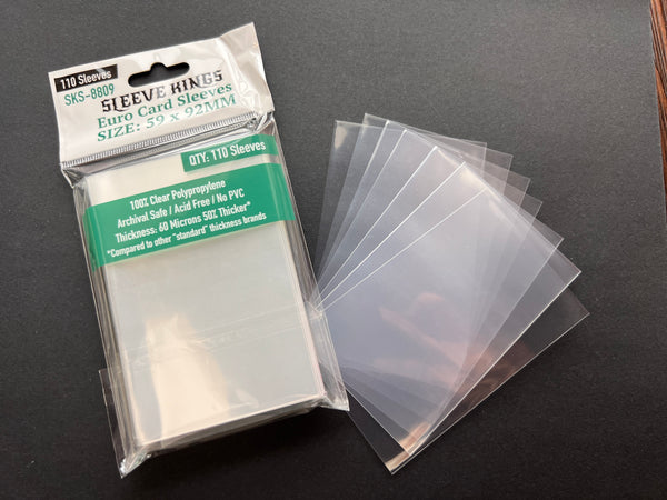 The Mind Card Game Compatible Sleeve Bundle (8809 X 2)