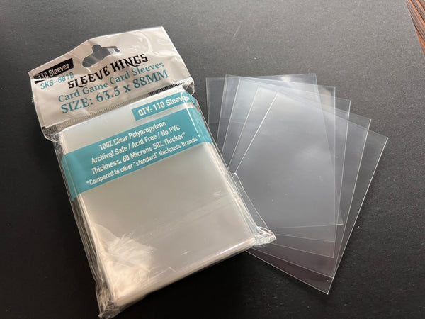 Sleeve Kings Card Game Card Sleeves (63.5x88mm) - 110 Pack, -SKS-8810