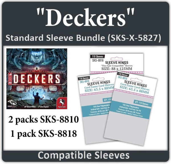 card sleeves board game geek Deckers Compatible Card Sleeve Bundle (8810 x 2, 8818 x 1)
