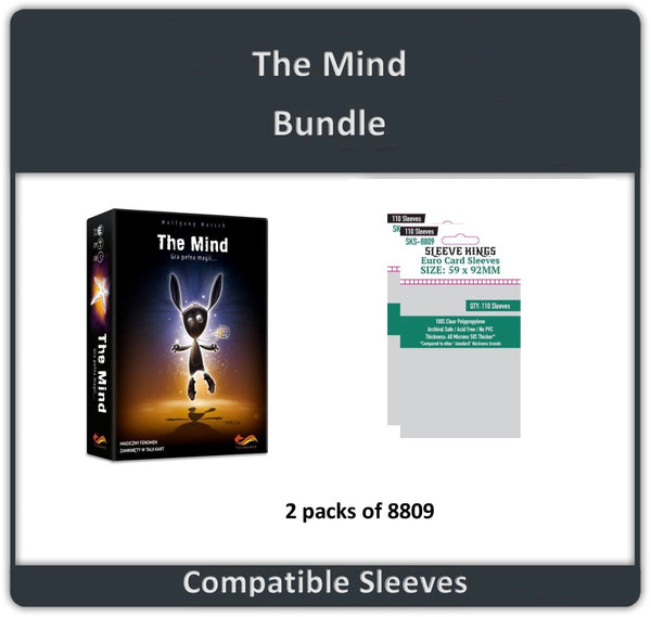 unconscious mind card sleeves "The Mind" Card Game Compatible Sleeve Bundle (8809 X 2)