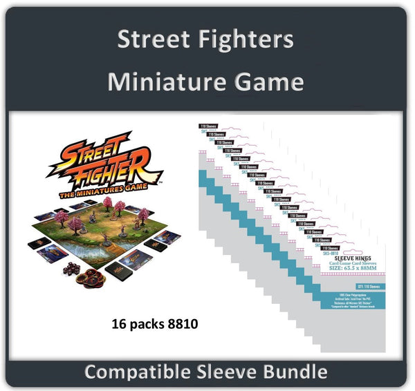 Street Fighter Miniature Game Compatible Card Sleeves