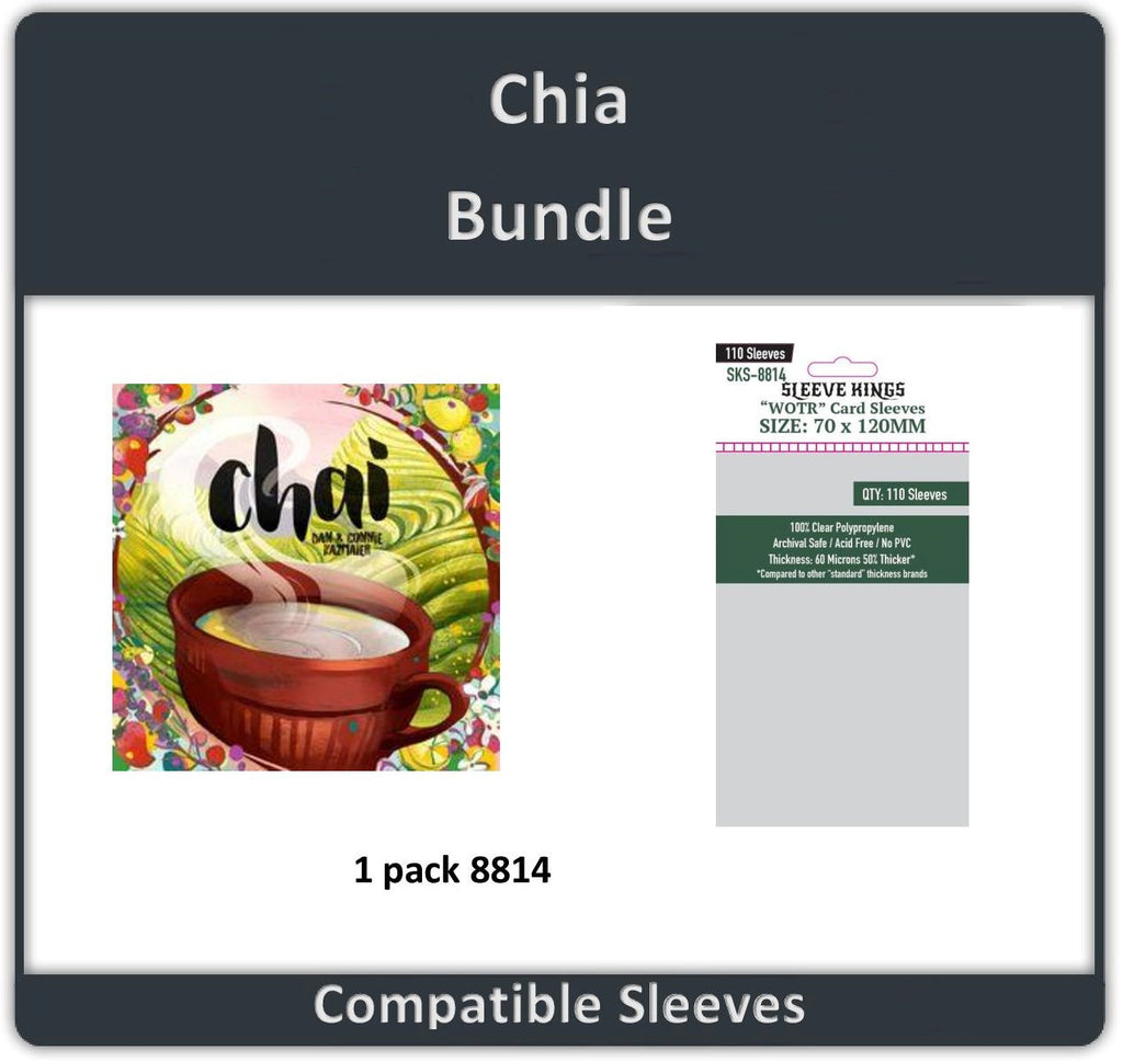 "Chai Deluxe" Compatible Card Sleeve Bundle (8814 X 1)