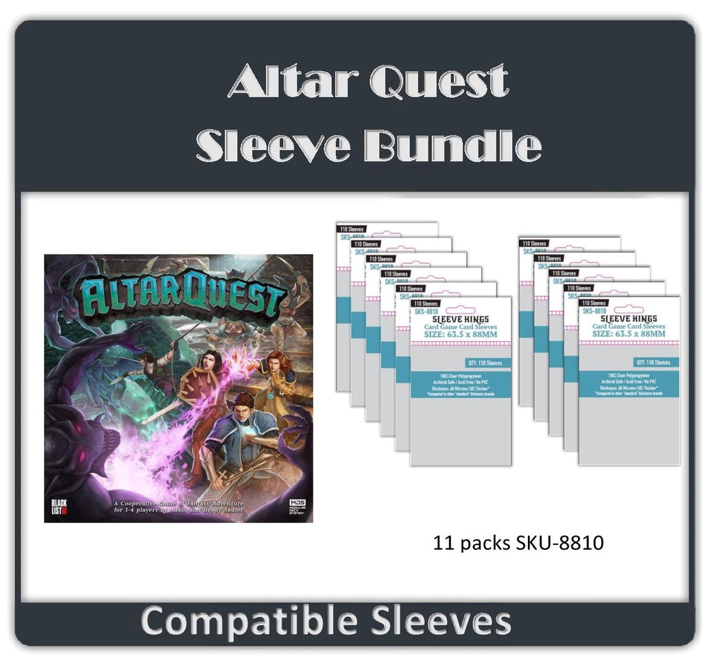 "Altar Quest" All-In Compatible Sleeve Bundle (8810 X 11)