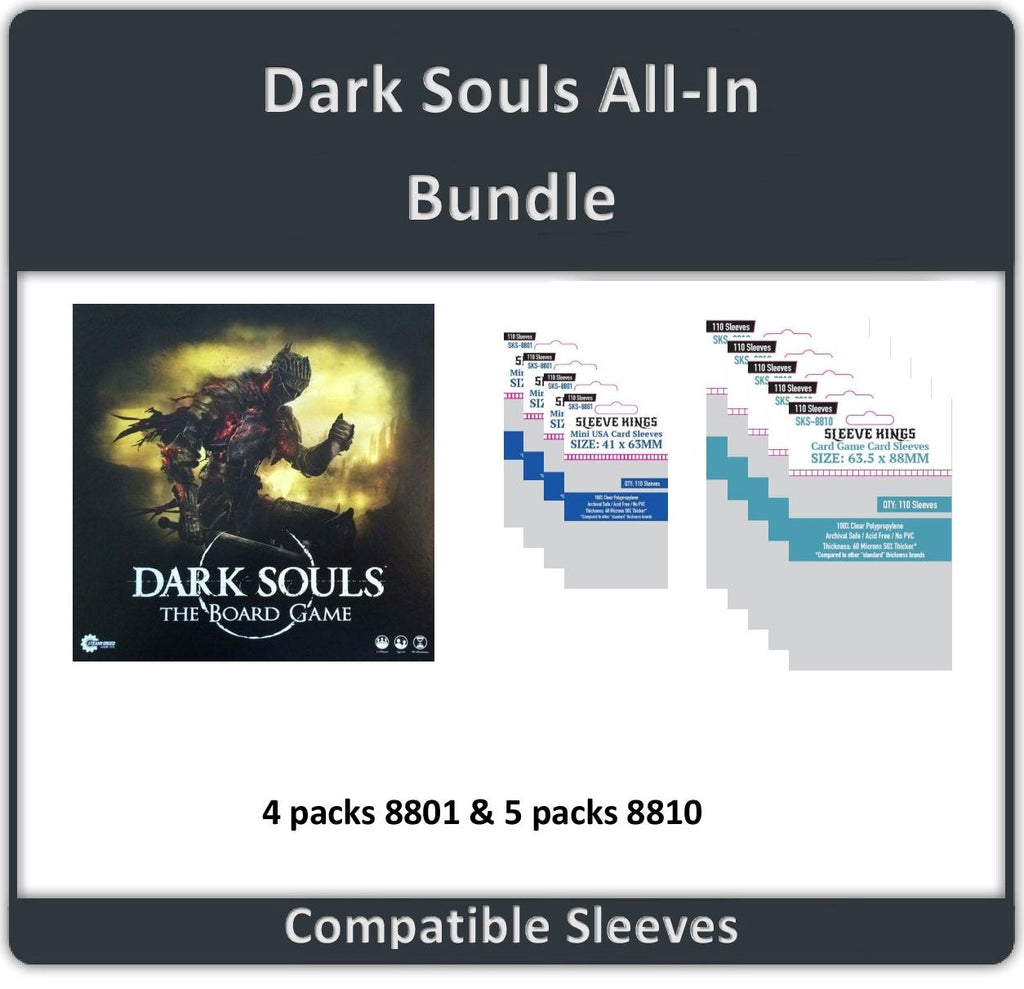 "Dark Souls" Compatible All-In Sleeve Bundle (8801 X 4 + 8810 X 5)
