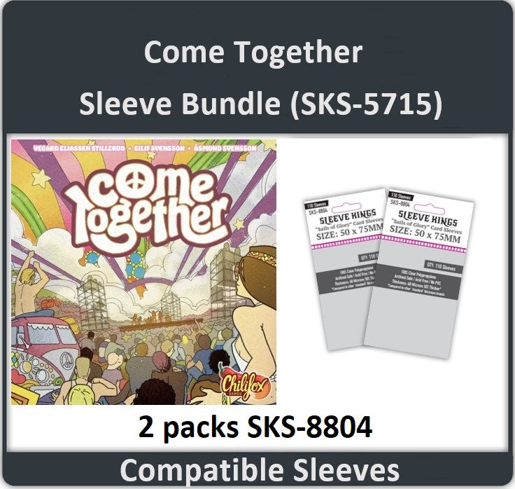 "Come Together" Board Game Card Sleeve Bundle (8804 X 2)