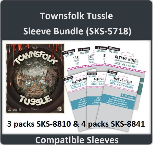 townsfolk tussle card sleeves 