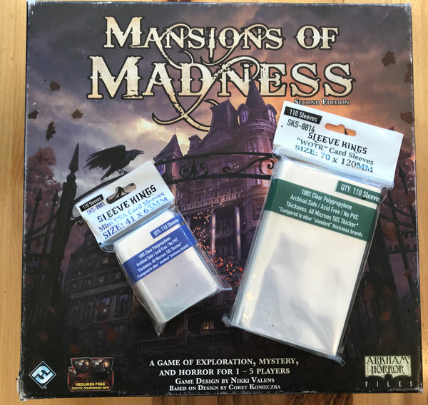 mansions of madness card sleeves "Mansions of Madness" (2nd Edition) Compatible Sleeve Bundle (8801 X 2 + 8814 X 1)