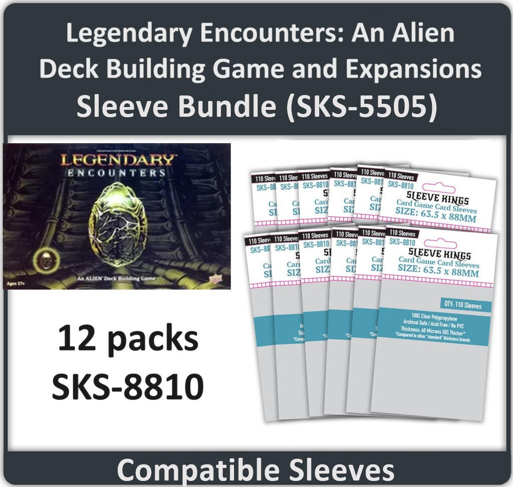 Legendary Encounters: Alien Deck Building Game Card Sleeves - Sleeve ...
