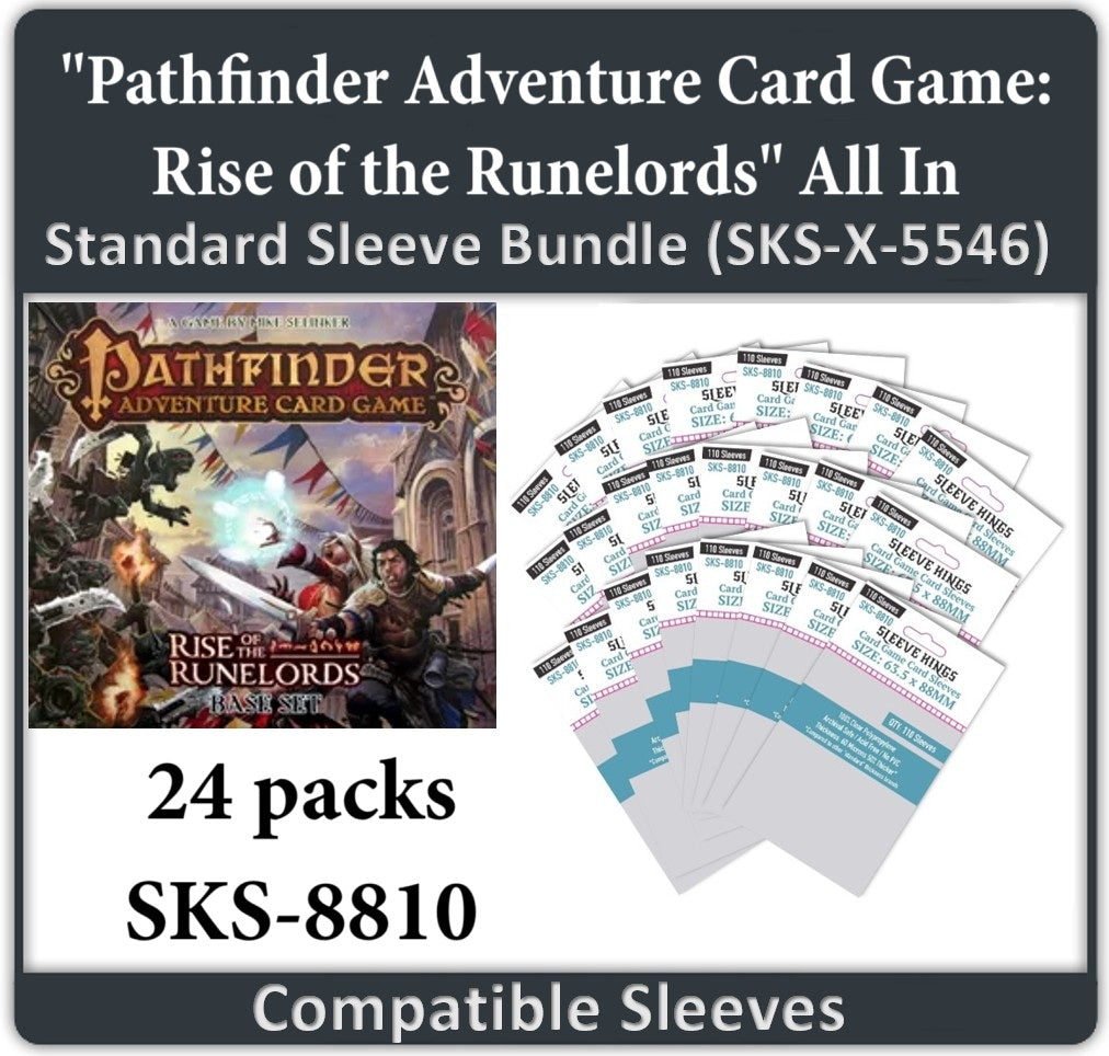 Pathfinder Rise of Runelords Compatible Sleeve Bundle (8810 X 24) Pathfinder Rise of Runelords Compatible Sleeve Bundle (8810 X 24)