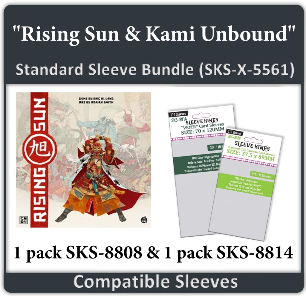 Rising Sun Board Game Compatible Card Sleeves - Sleeve Kings sleevekings Rising Sun Board Game Compatible Card Sleeves - Sleeve Kings sleevekings