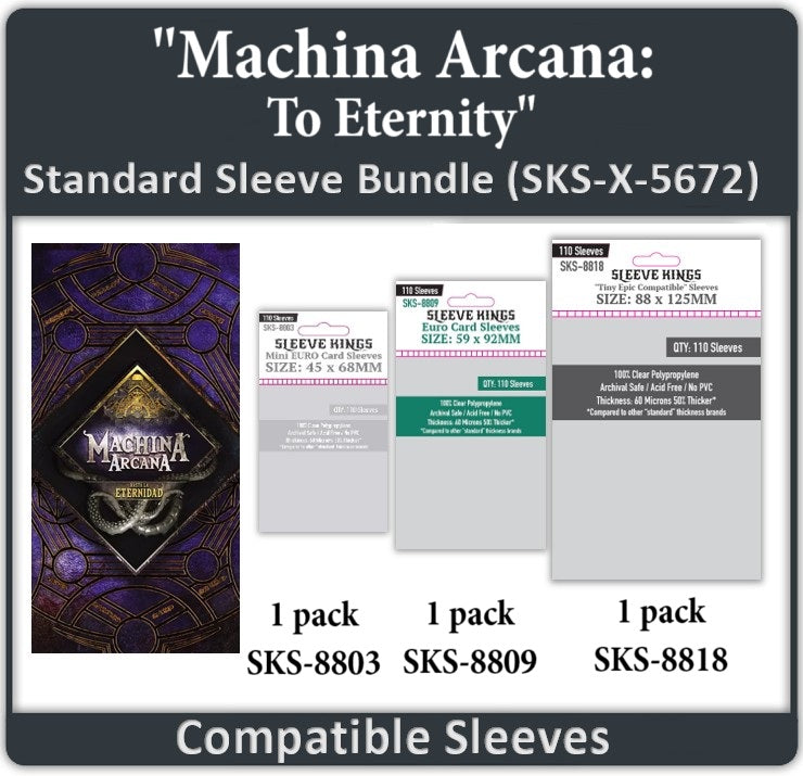 Machina Arcana: To Eternity Compatible Sleeve Bundle (8803 X 1 + 8809 X 1 + 8818 X 1) Machina Arcana: To Eternity Compatible Sleeve Bundle (8803 X 1 + 8809 X 1 + 8818 X 1)