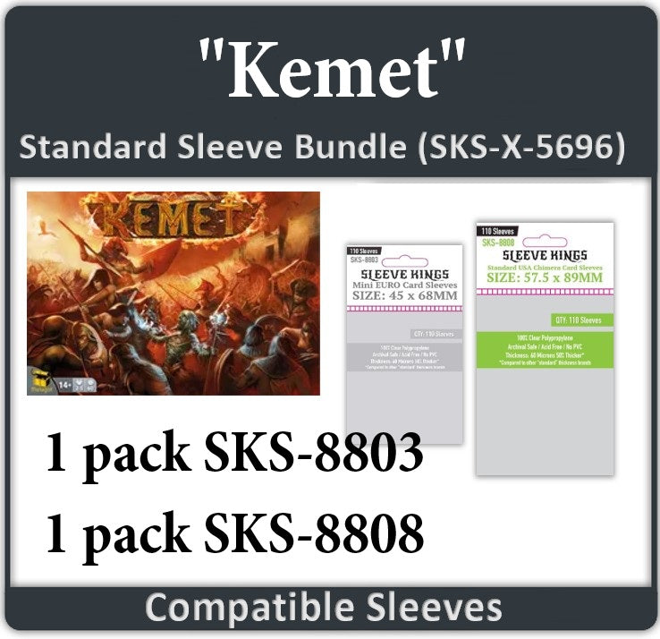 Kemet Compatible Sleeve Bundle (8803 X 1 + 8808 X 1) Kemet Compatible Sleeve Bundle (8803 X 1 + 8808 X 1)