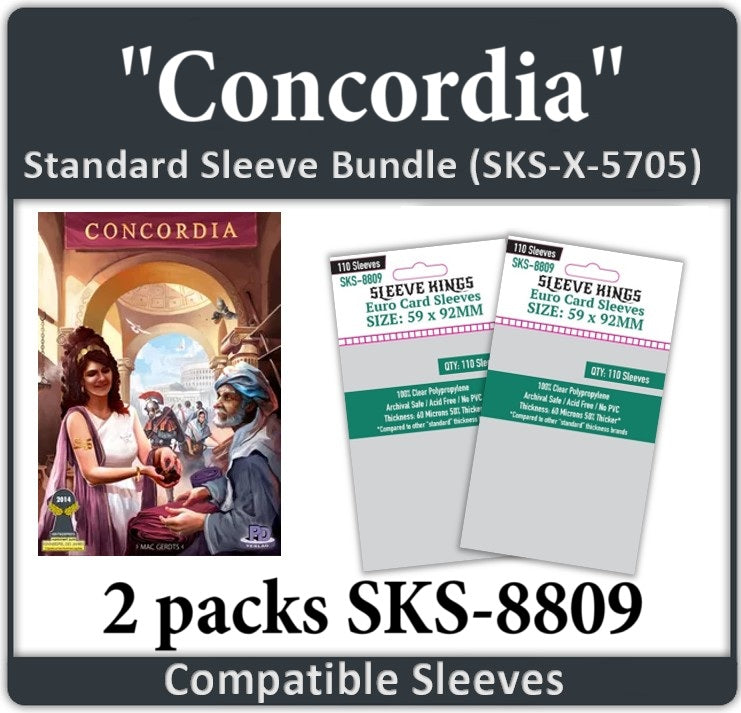 Concordia Compatible Card Sleeve Bundle (8809 x 2) Concordia Compatible Card Sleeve Bundle (8809 x 2)