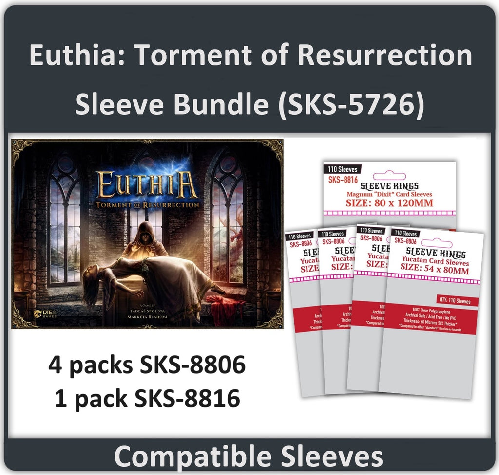Euthia: Torment of Resurrection" Compatible Card Sleeve Bundle (8806 sleevekings Euthia: Torment of Resurrection" Compatible Card Sleeve Bundle (8806 sleevekings