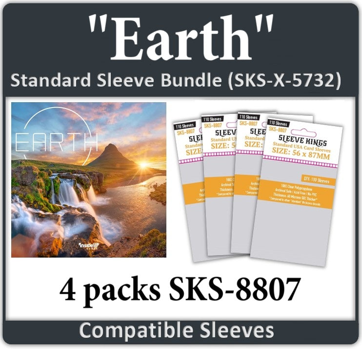 Earth Compatible Card Sleeve Bundle (8807 x 4) Earth Compatible Card Sleeve Bundle (8807 x 4)