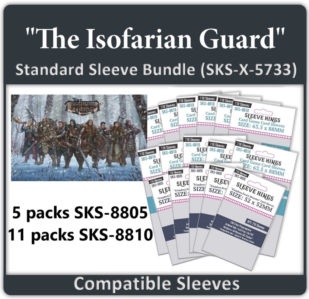 The Isofarian Guard" Compatible Card Sleeve Bundle (8805 X 5 + 8810 X sleevekings The Isofarian Guard" Compatible Card Sleeve Bundle (8805 X 5 + 8810 X sleevekings