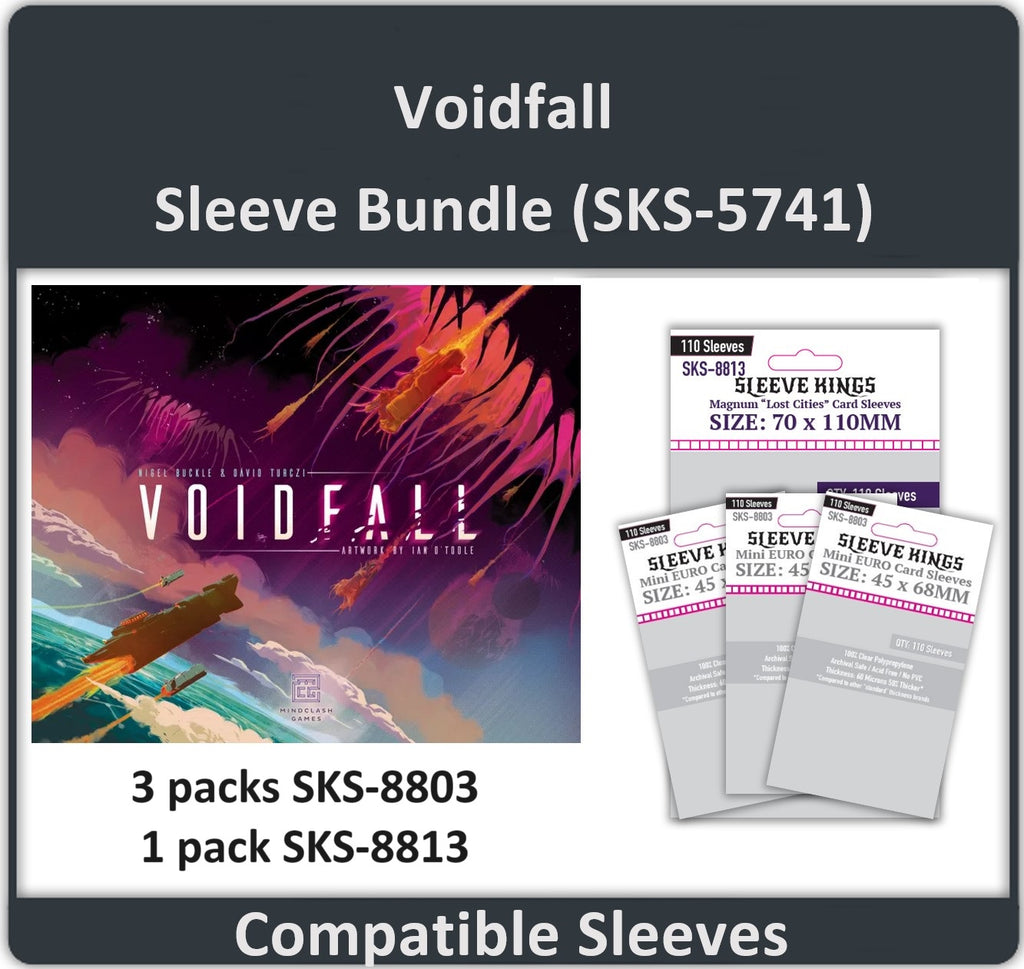 "Voidfall" Compatible Card Sleeve Bundle (8803 X 3 + 8813 X 1)