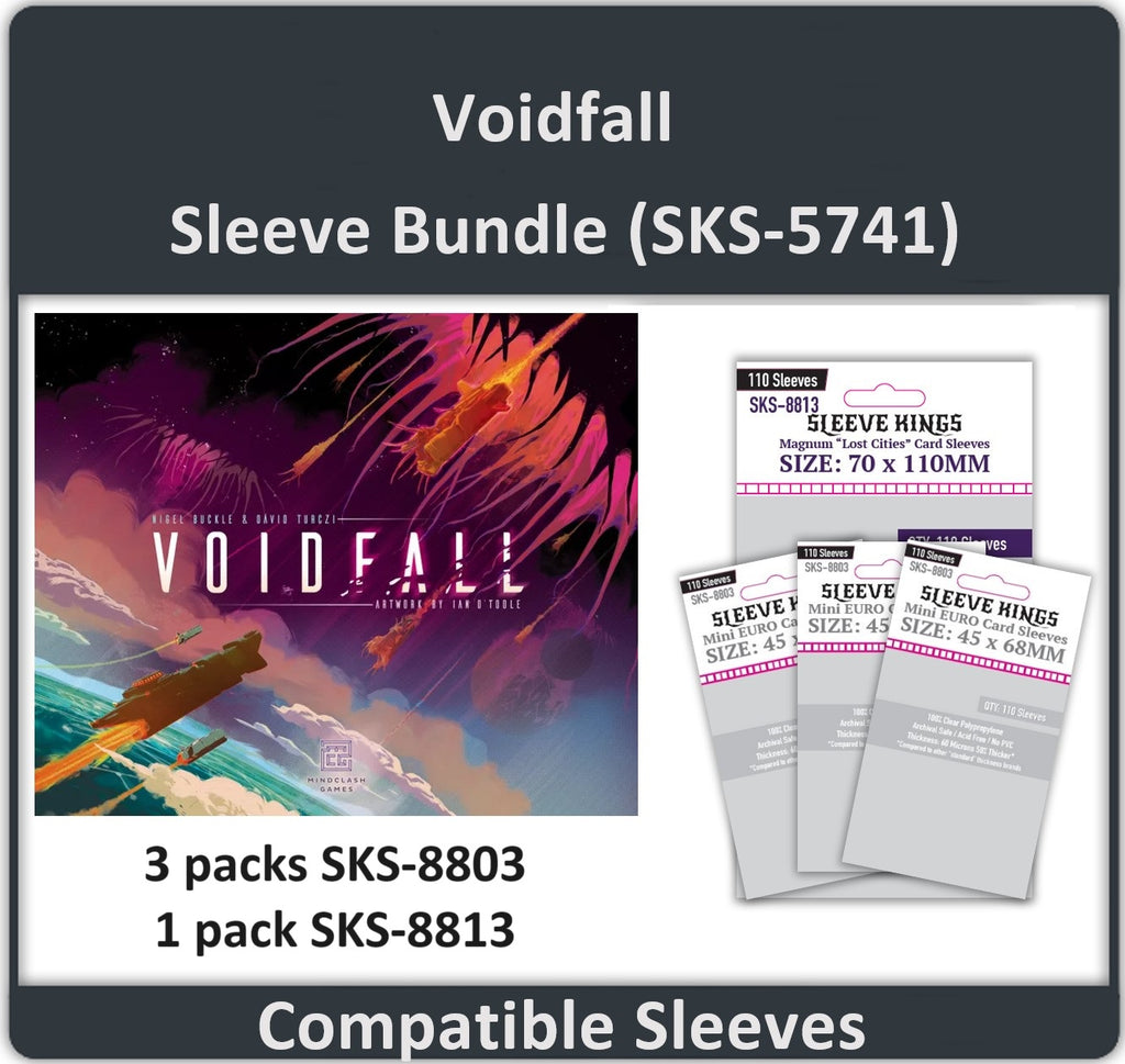 Voidfall" Compatible Card Sleeve Bundle (8803 X 3 + 8813 X 1) sleevekings Voidfall" Compatible Card Sleeve Bundle (8803 X 3 + 8813 X 1) sleevekings