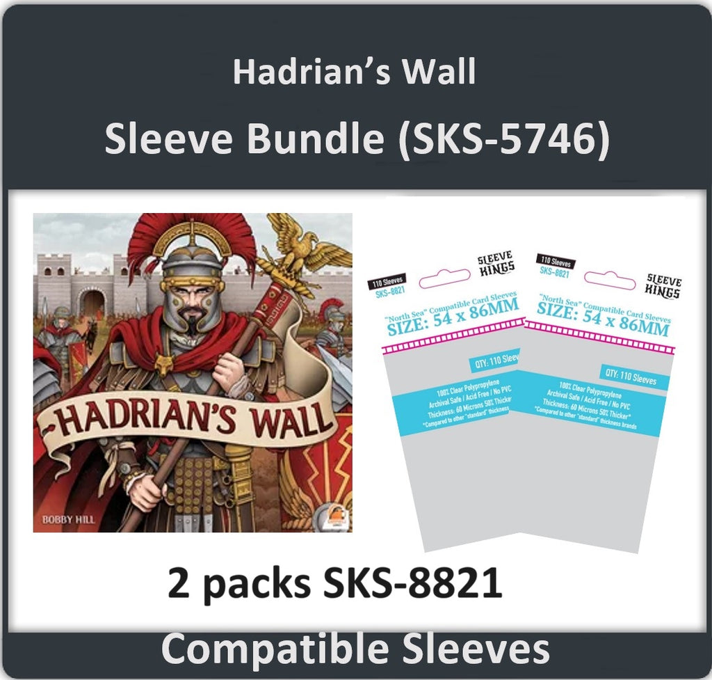 Hadrian's Wall Compatible Card Sleeve Bundle (8821 x2)