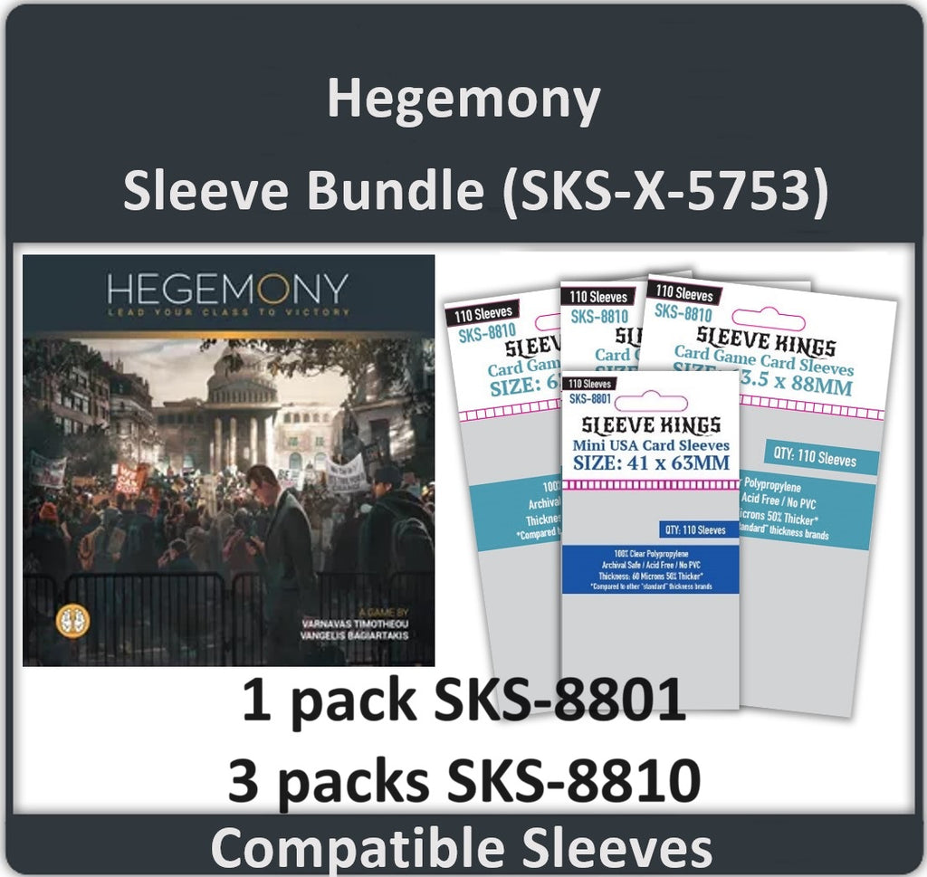 Hegemony" Compatible Card Sleeve Bundle (8801 x 1 + 8810 x 3) sleevekings Hegemony" Compatible Card Sleeve Bundle (8801 x 1 + 8810 x 3) sleevekings