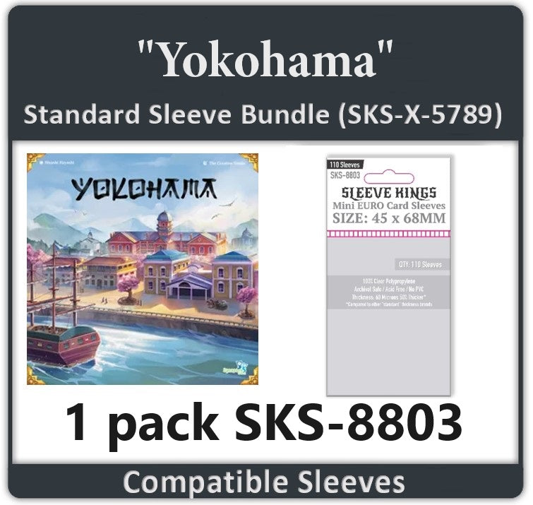 yoko card sleeves Yokohama Compatible Card Sleeve Bundle (8803 x 1)