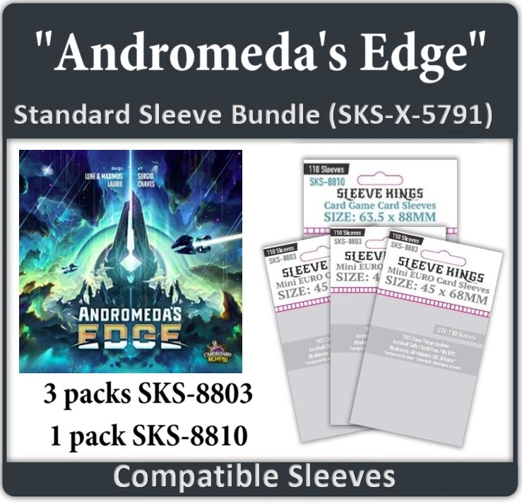 Andromeda's Edge Compatible Card Sleeve Bundle (8803 x 3, 8810 x 1) Andromeda's Edge Compatible Card Sleeve Bundle (8803 x 3, 8810 x 1)