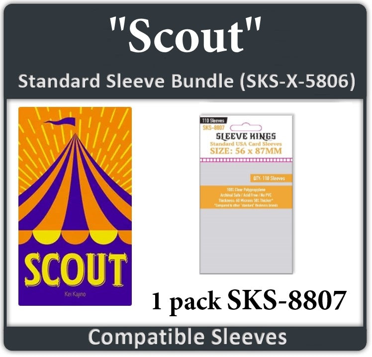 Scout Compatible Card Sleeve Bundle (8807 x 1) Scout Compatible Card Sleeve Bundle (8807 x 1)