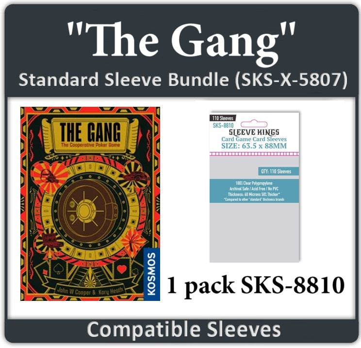 The Gang Compatible Card Sleeve Bundle (8810 x 1) The Gang Compatible Card Sleeve Bundle (8810 x 1)