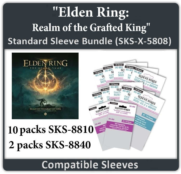 dark souls card game sleeve size Elden Ring: Realm of the Grafted King (8810 x 10, 8840 x 2)