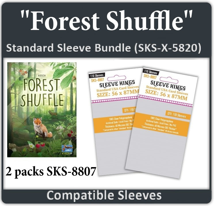 "Forest Shuffle" Compatible Sleeve Bundle (8807 x 2)