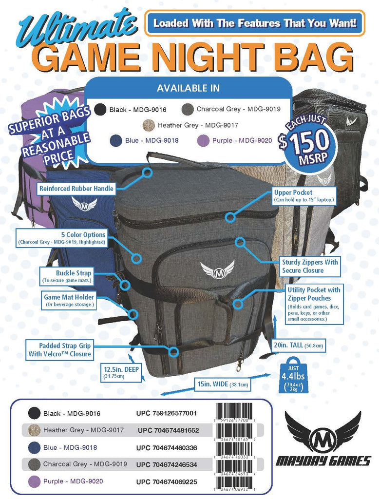 Ultimate Game Night Bag by Mayday Games