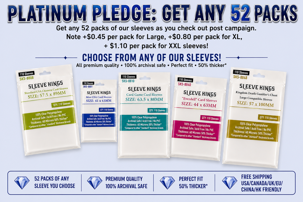Late Backer Pledge: Platinum Backer: 52 Packs (no mat!)