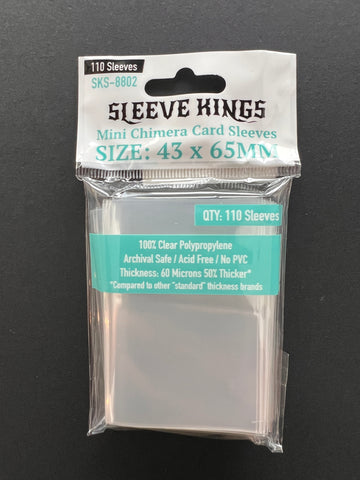  Sleeve Kings Magnum 7 Wonders Card Sleeves (65x100mm) - 110  Pack, 60 Microns : Toys & Games