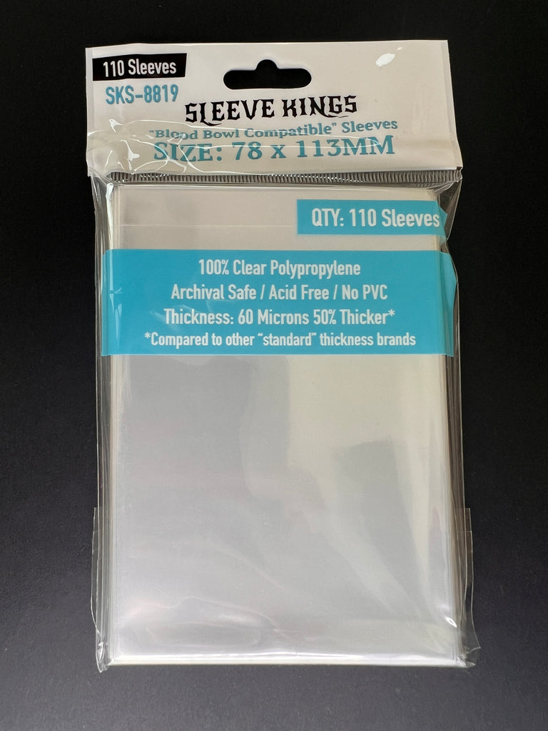 blood bowl card sleeves Sleeve Kings Card Sleeves: Blood Bowl Compatible (78x113mm, 110 Count)
