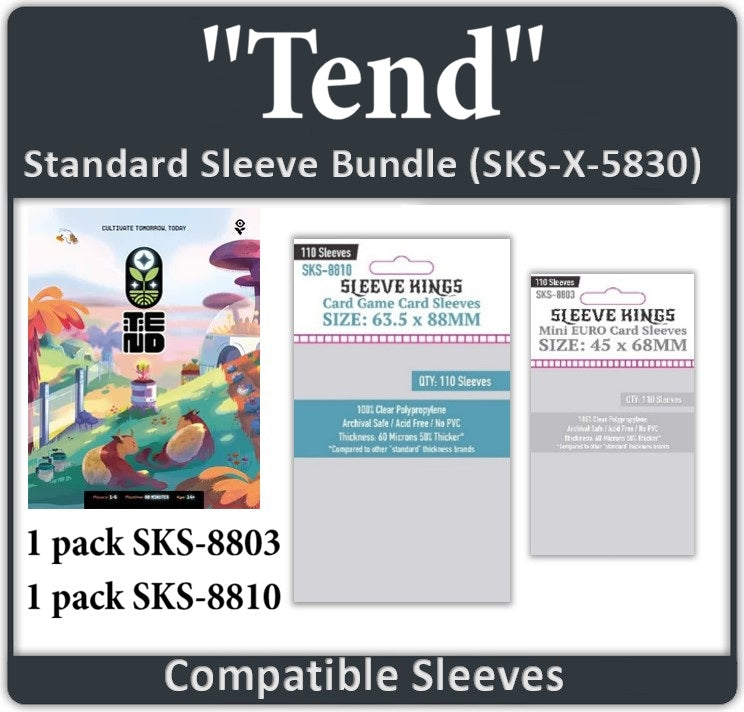 Tend Compatible Card Sleeve Bundle (8803 x 1, 8810 x 1)