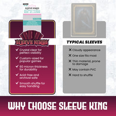 Mini Chimera" Game Card Sleeves (43x65mm) 110 Pack, 60 Micron, SKS-88 sleevekings Mini Chimera" Game Card Sleeves (43x65mm) 110 Pack, 60 Micron, SKS-88 sleevekings