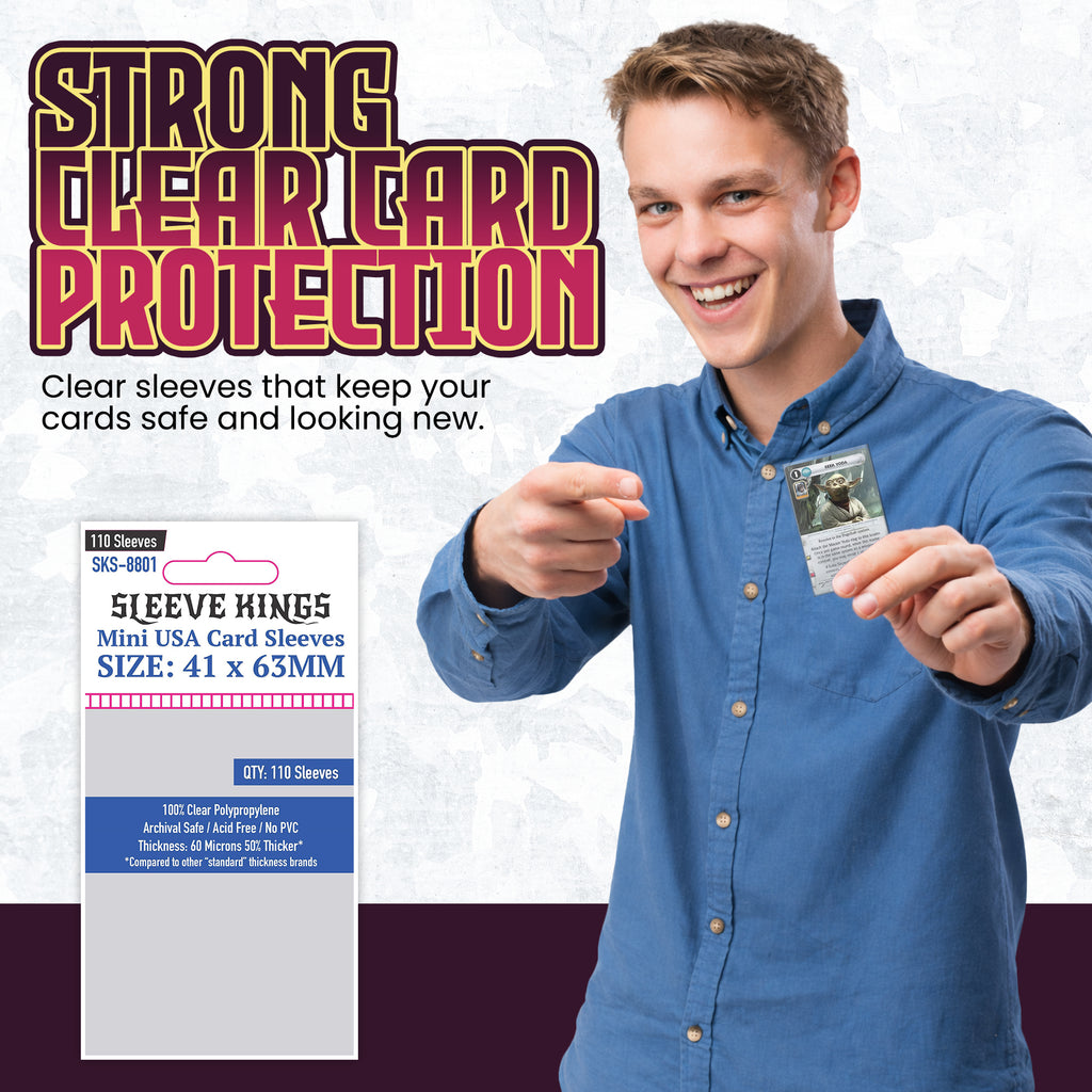 sleeve kings card sleeves review Sleeve Kings Card Sleeves: Card Game 63.5x88mm, 110 / Pack