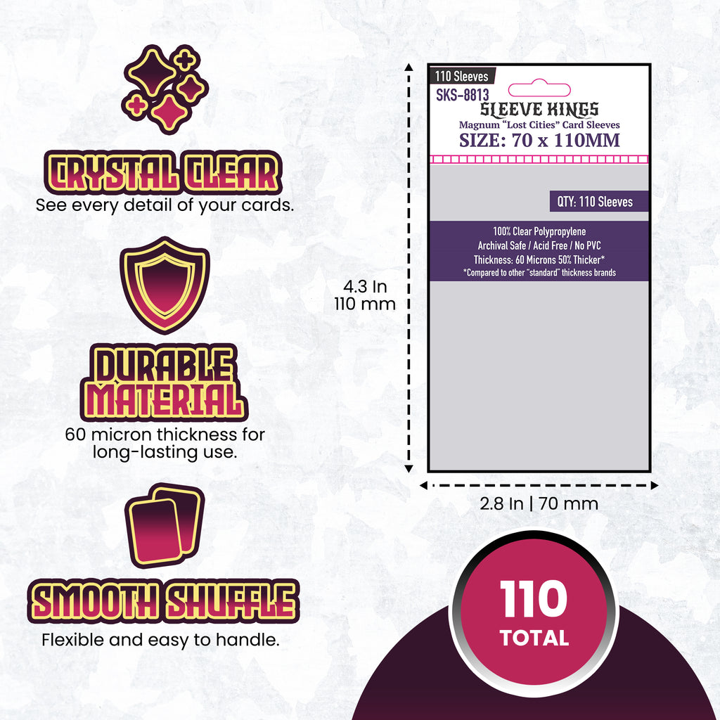 lost origin card sleeves Lost Cities Compatible Card Sleeves