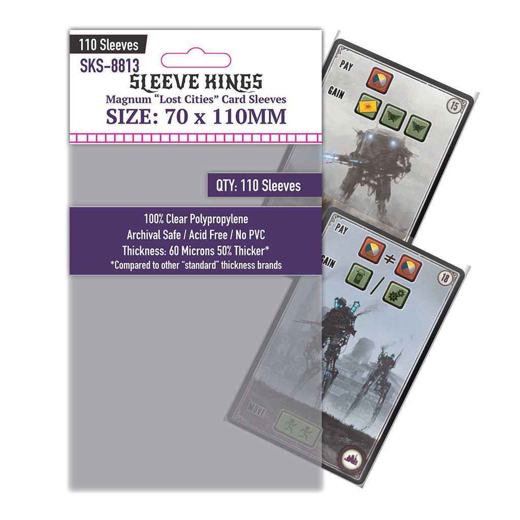 70x110 card sleeves Lost Cities Compatible Card Sleeves