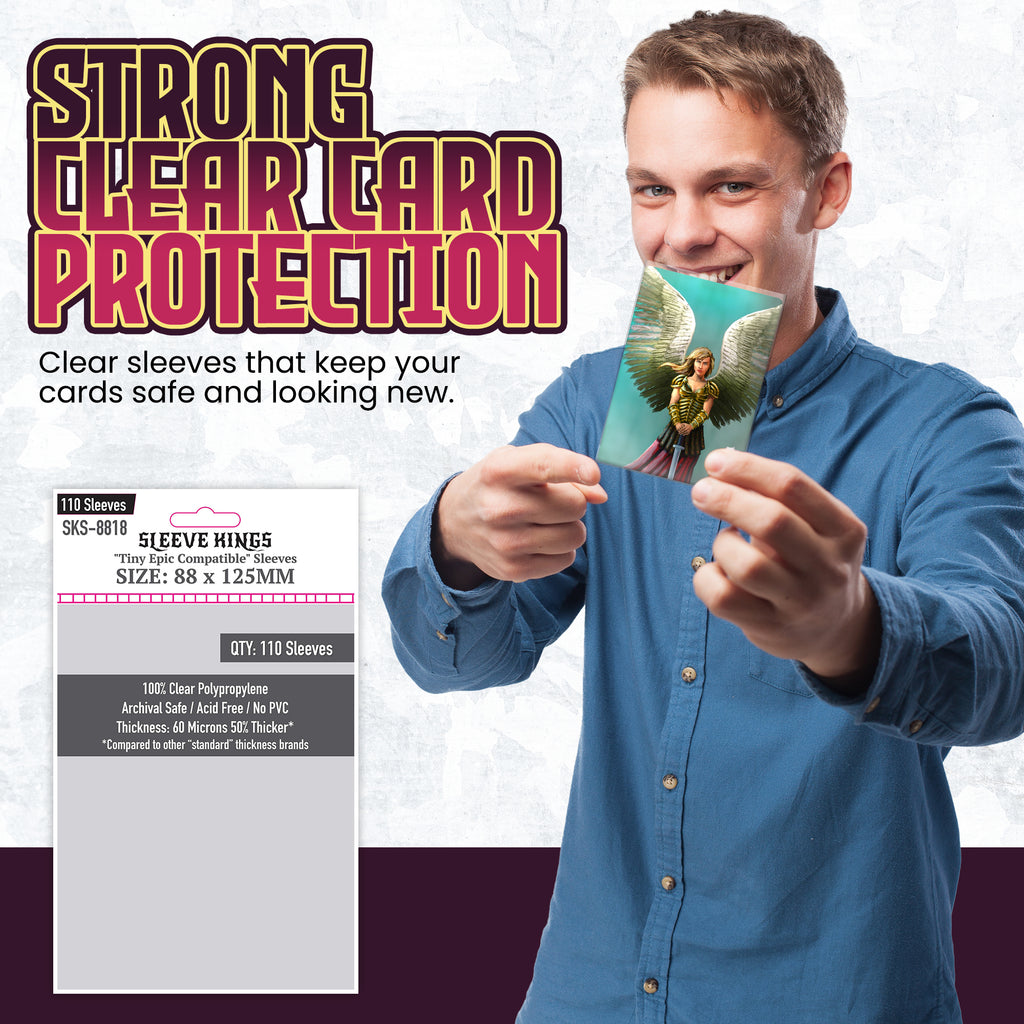 sleeve protectors for cards Tiny Epic Compatible Card Sleeves