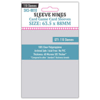 Standard Card Game Card Sleeves (63.5x88mm) 110 Pack, 60 Micron, SKS-8810