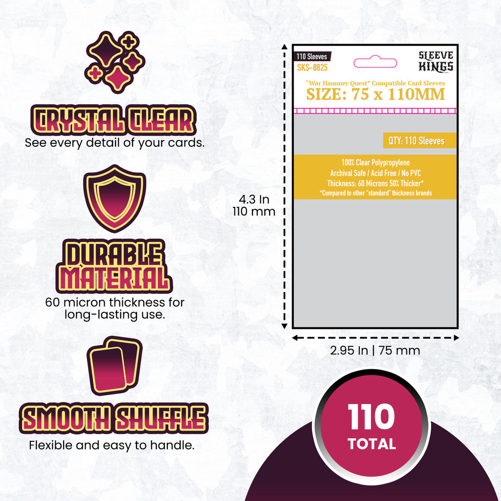 warhammer mtg card sleeves Warhammer Quest Compatible Card Sleeves