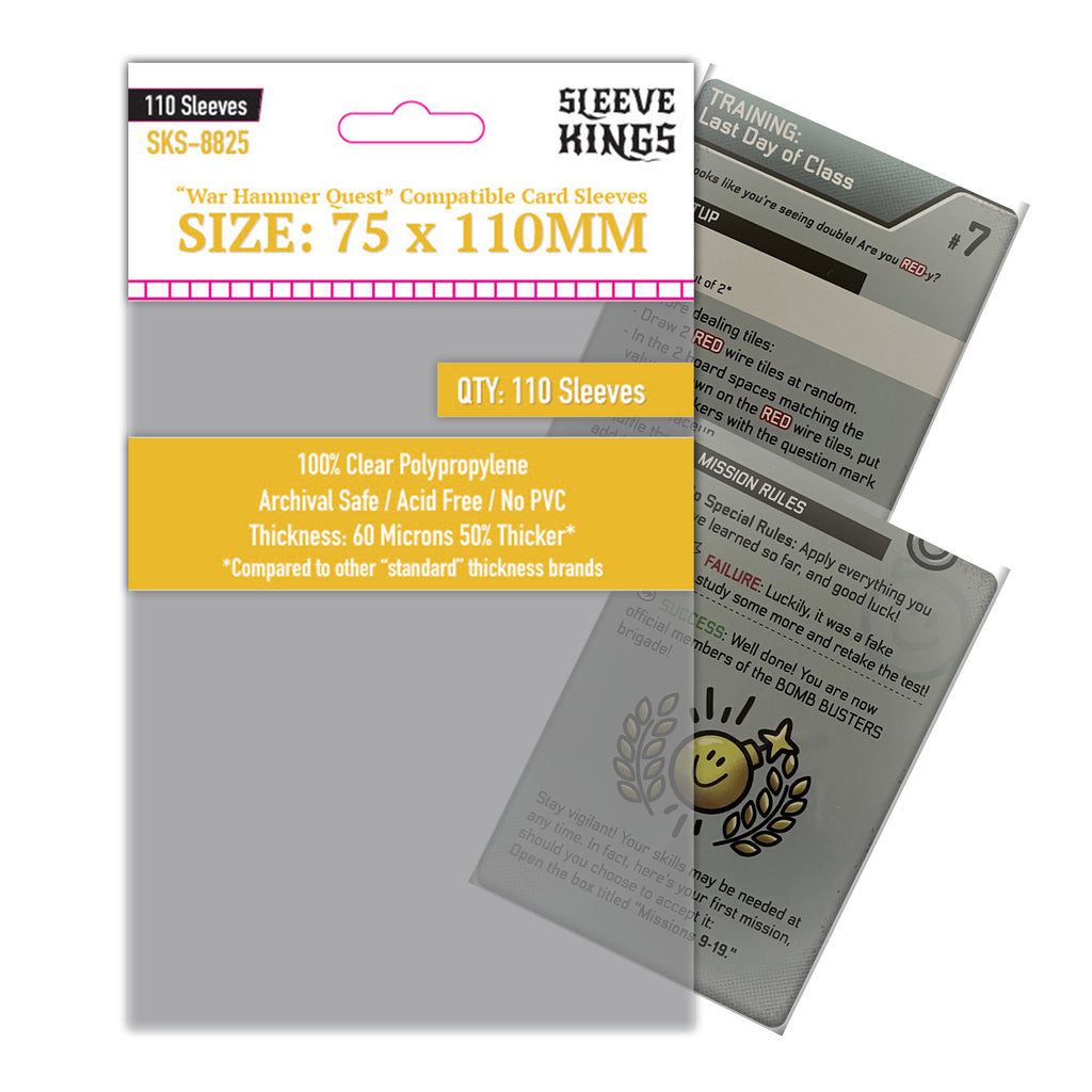 warhammer index card sleeves Warhammer Quest Compatible Card Sleeves